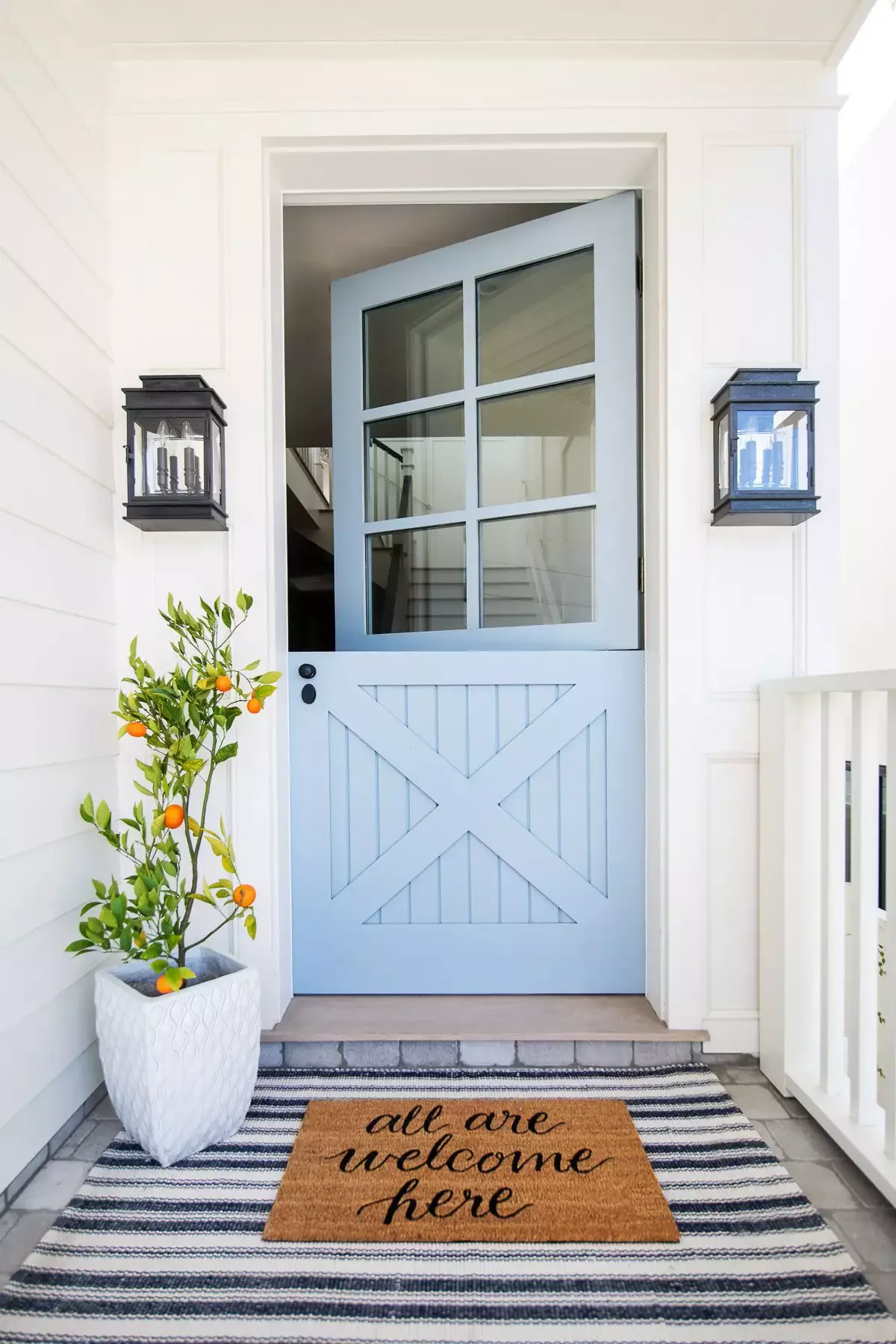 35 Stunning Front Porch Ideas That'll Transform Your Outdoor Welcome Layer Welcome Mats
