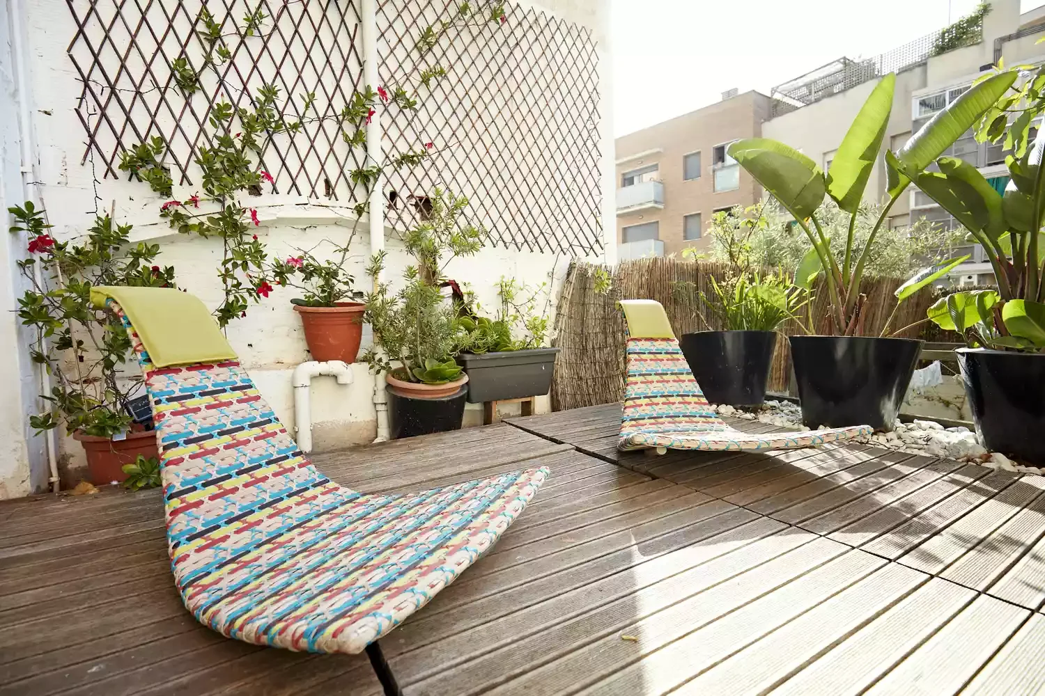 21 Creative Ways to Add Privacy to Your Deck Retreat 6 Layer a Trellis on a Wall