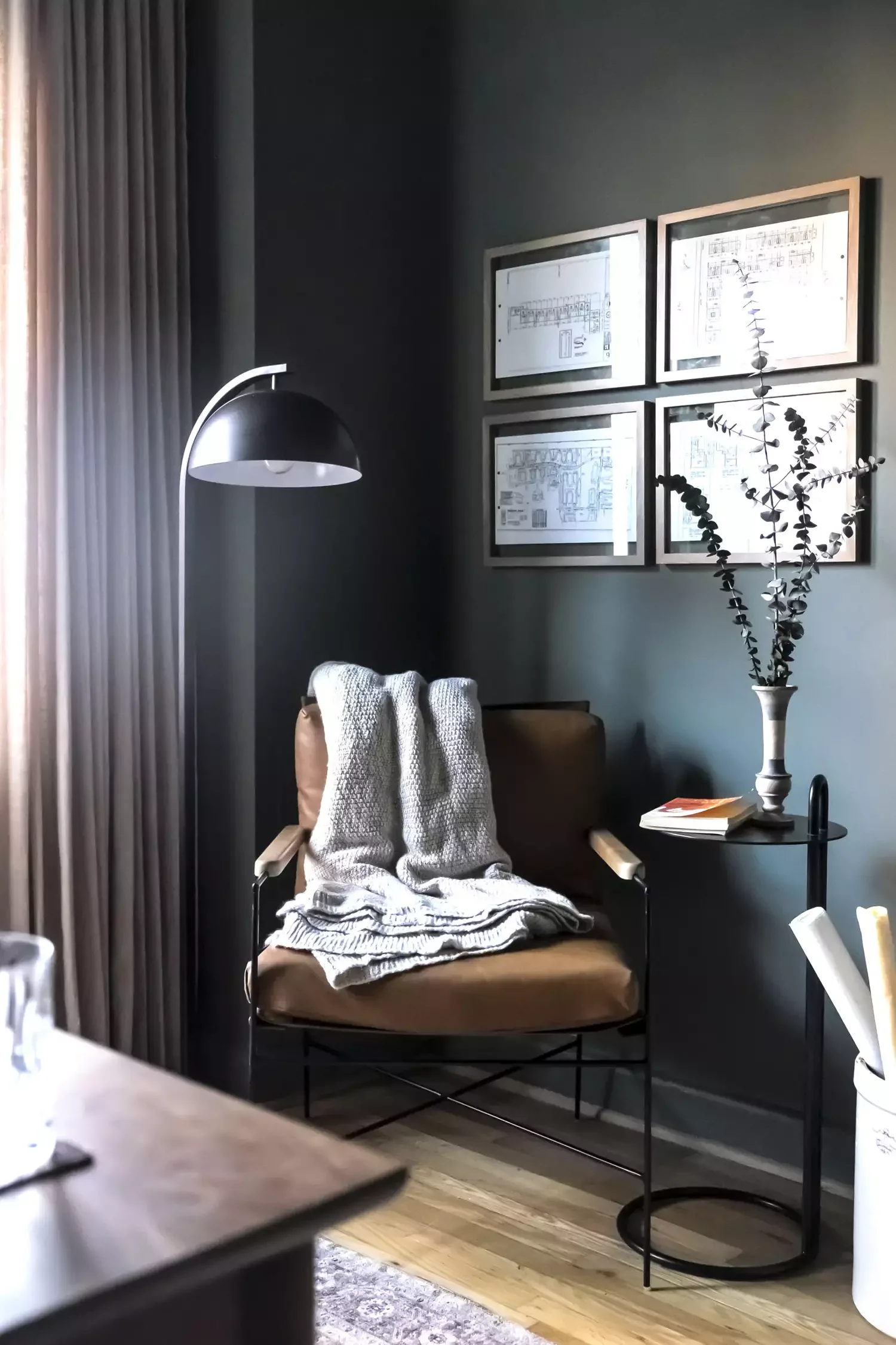 45 Creative Home Office Decorating Ideas That Transform Your Workspace Layer on a Throw Blanket