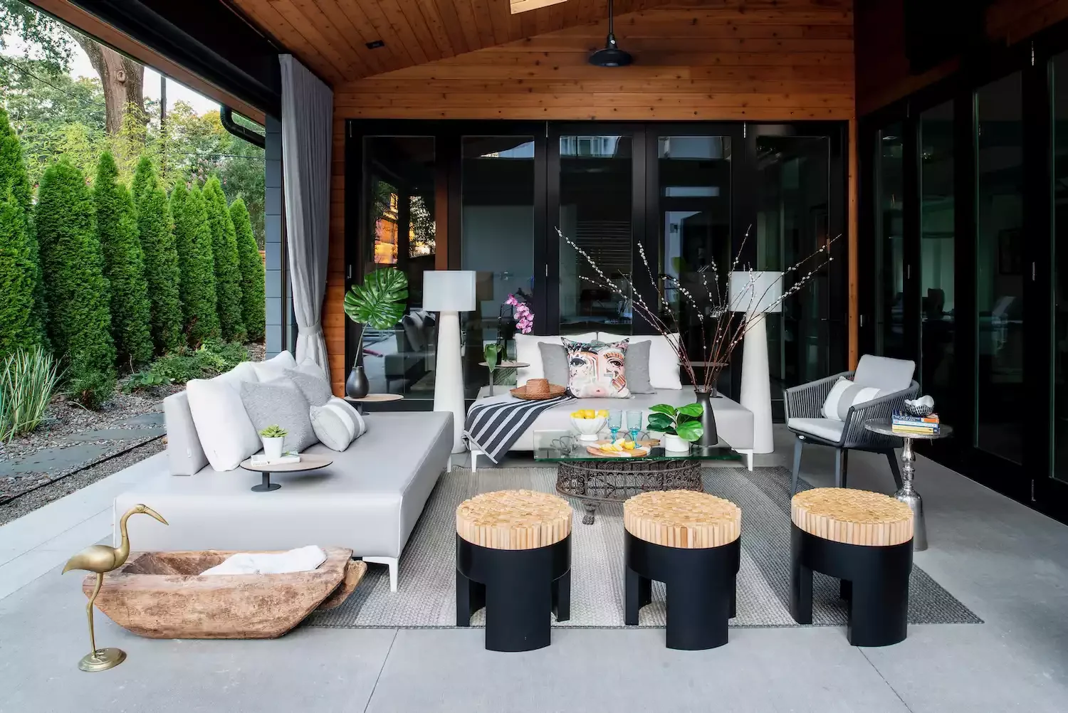 68 Stunning Patio Ideas That Will Transform Your Outdoor Space 49 Layer on the Accessories