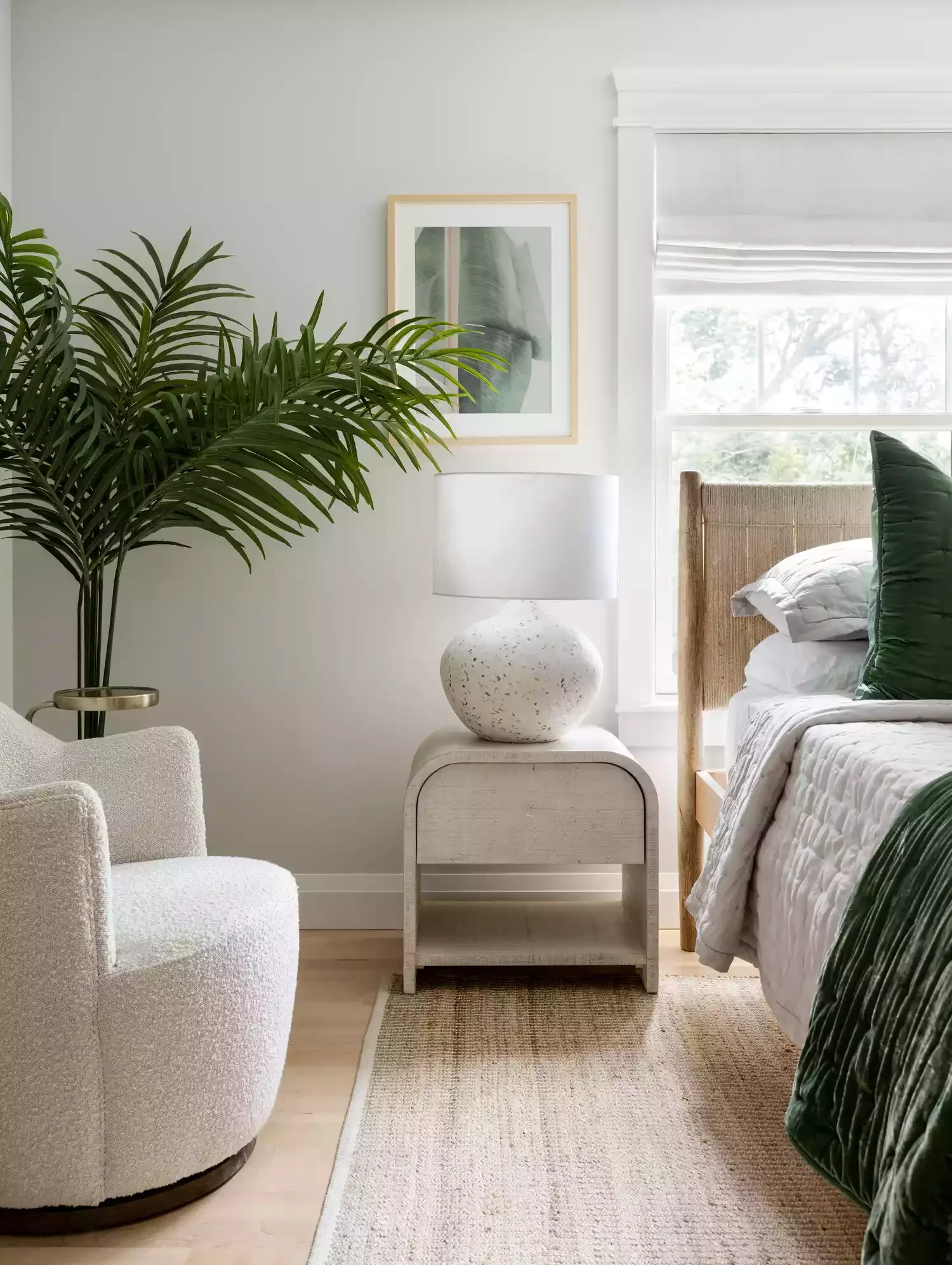 72 Contemporary Bedroom Design Ideas That Transform Your Space Layered Green Accents