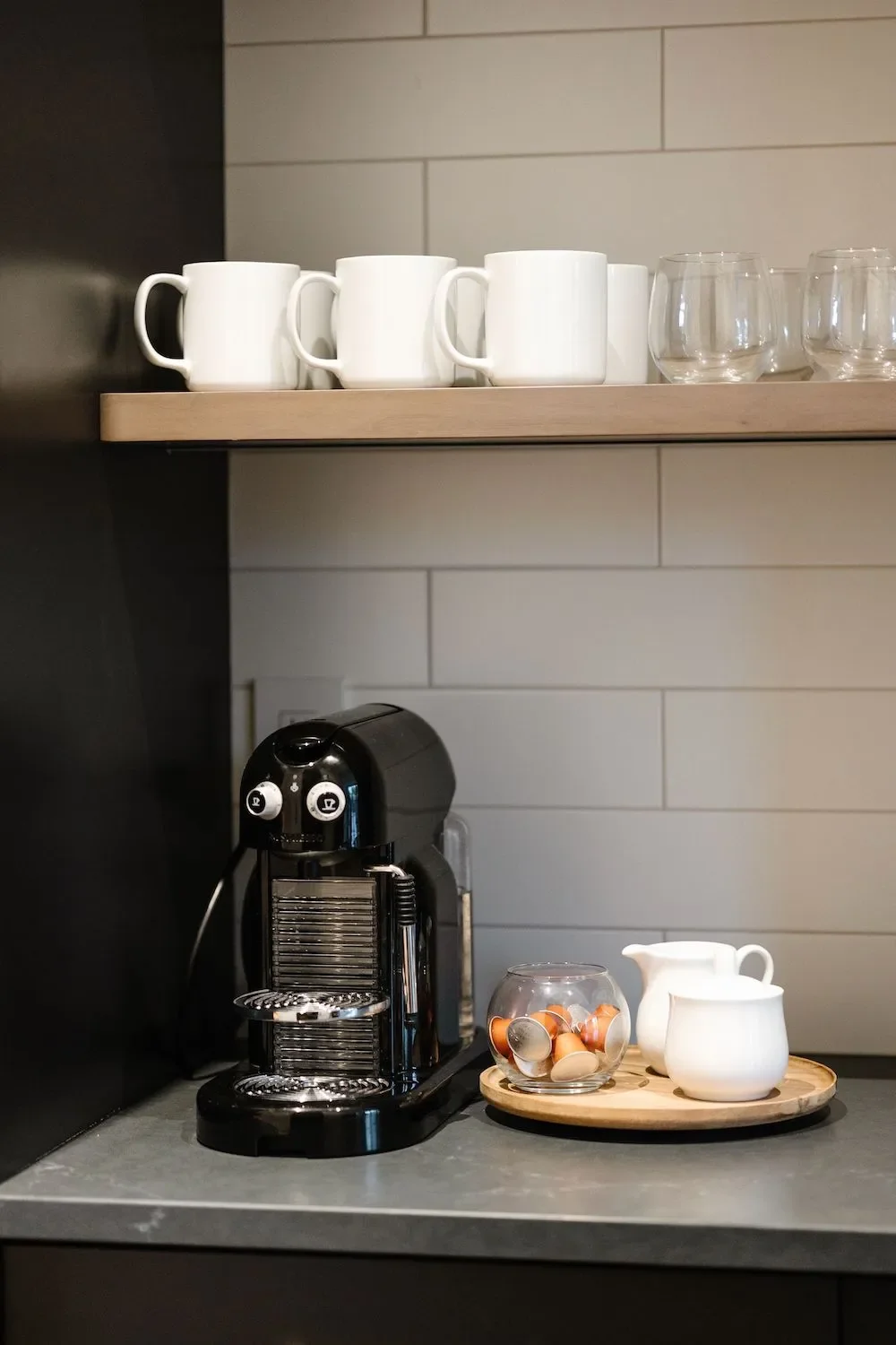 42 Creative Coffee Station Ideas That Will Transform Your Kitchen 14 Lazy Susan Coffee Station