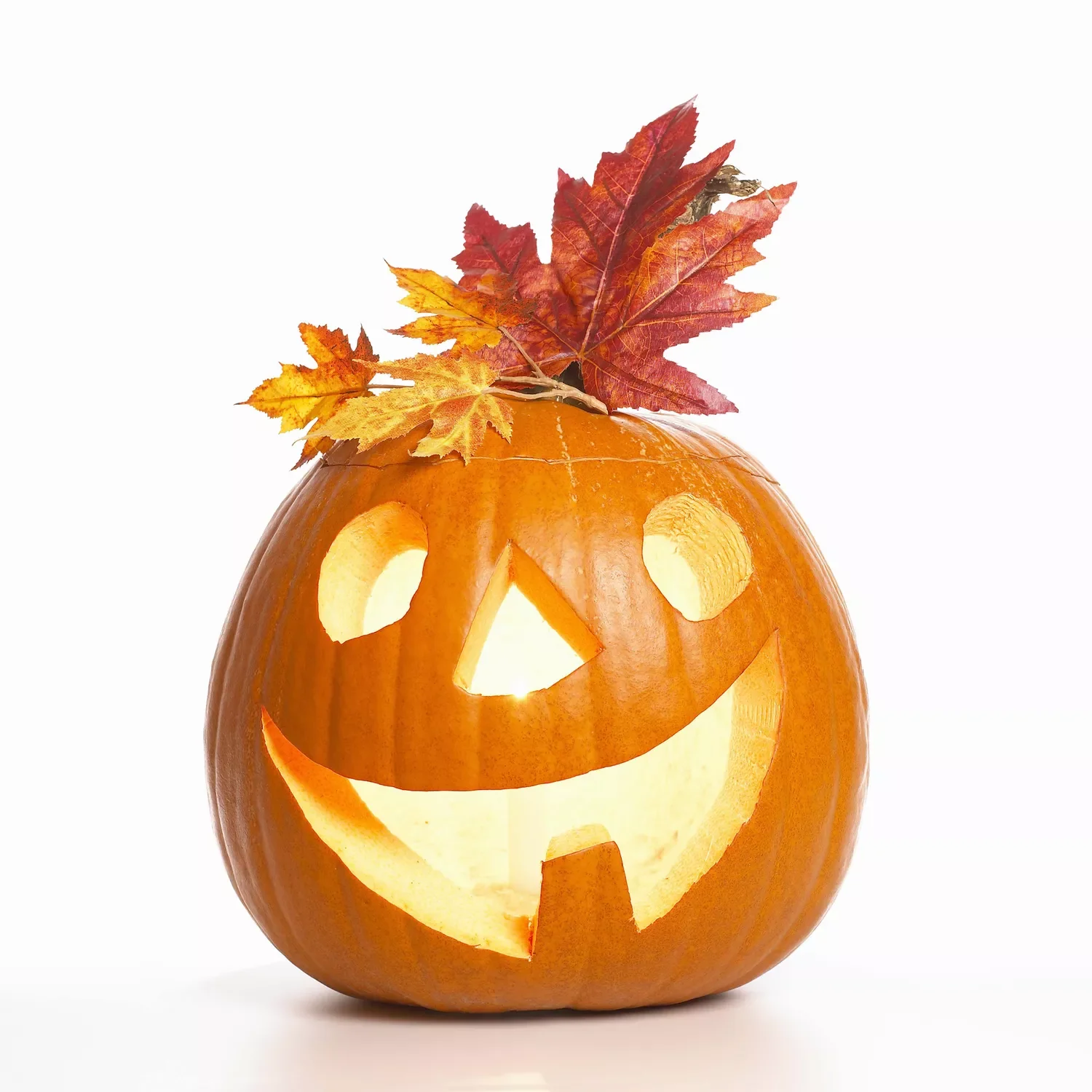 77 Creative Pumpkin Carving Ideas That'll Transform Your Fall Decorating Game 74 Leafy Pumpkin