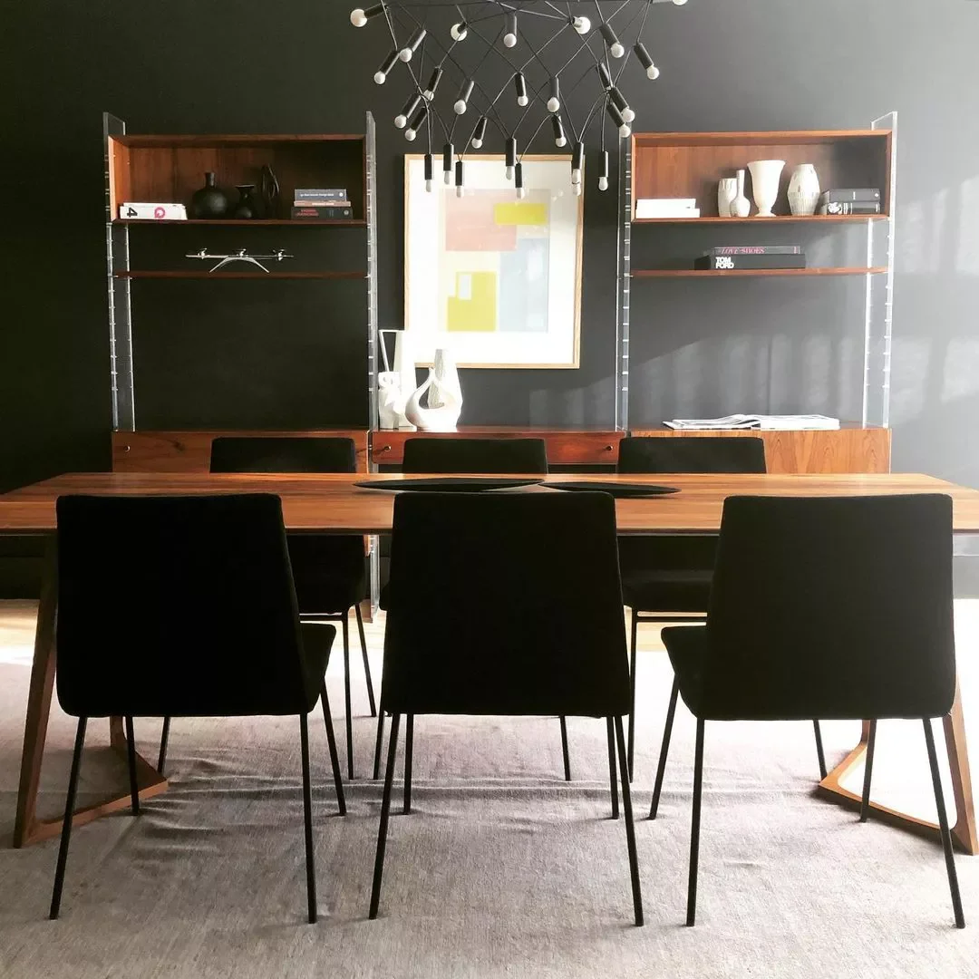 40 Stunning Black Dining Room Ideas to Transform Your Space 32 Lean Industrial Modern