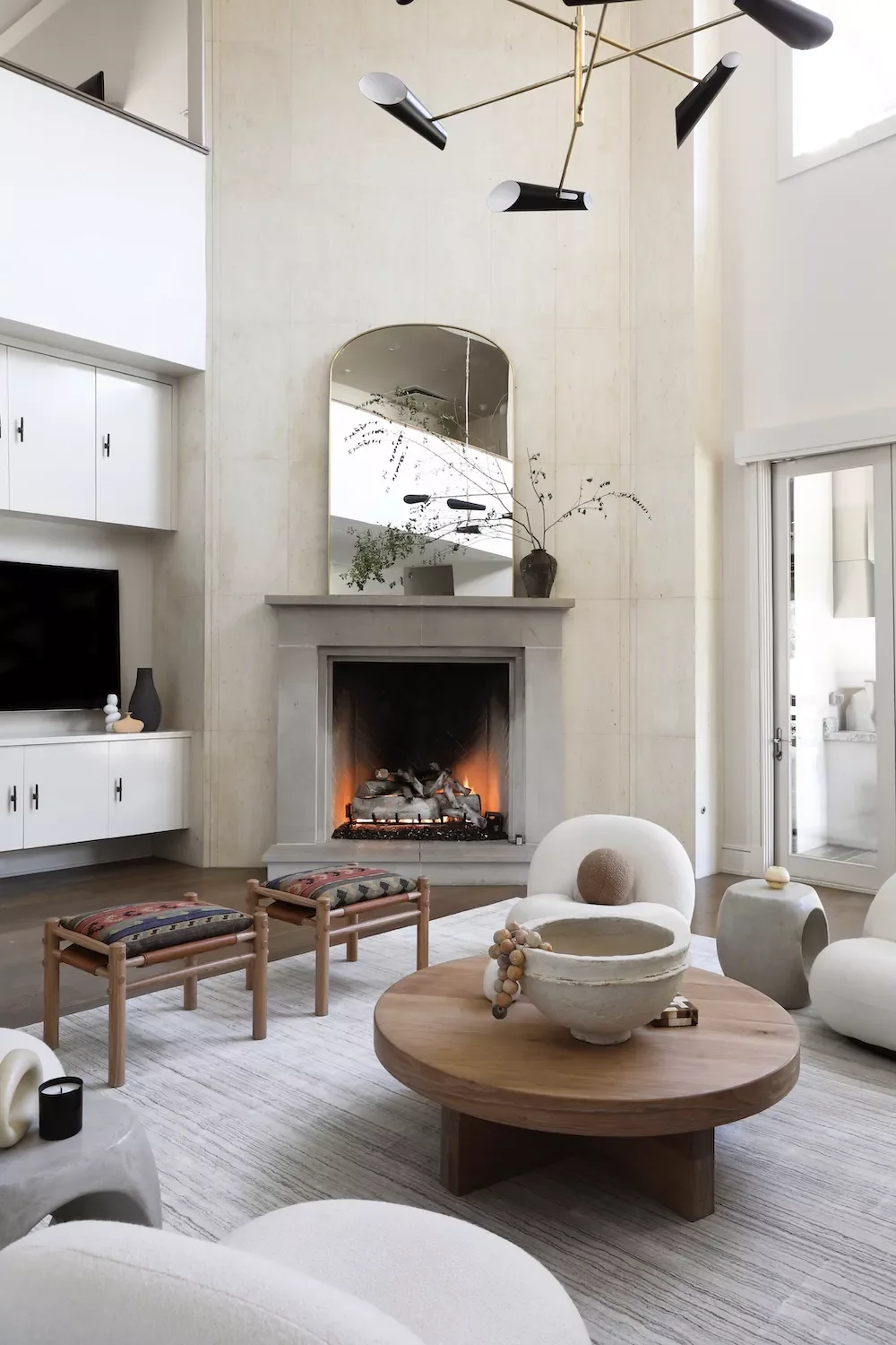 57 Stunning Fireplace Decorating Ideas to Transform Your Living Space 54 Lean a Mirror on the Mantel