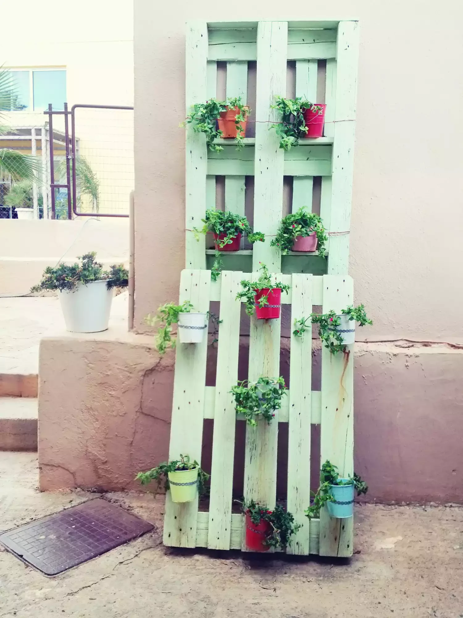 Lean a Pallet Against a Wall