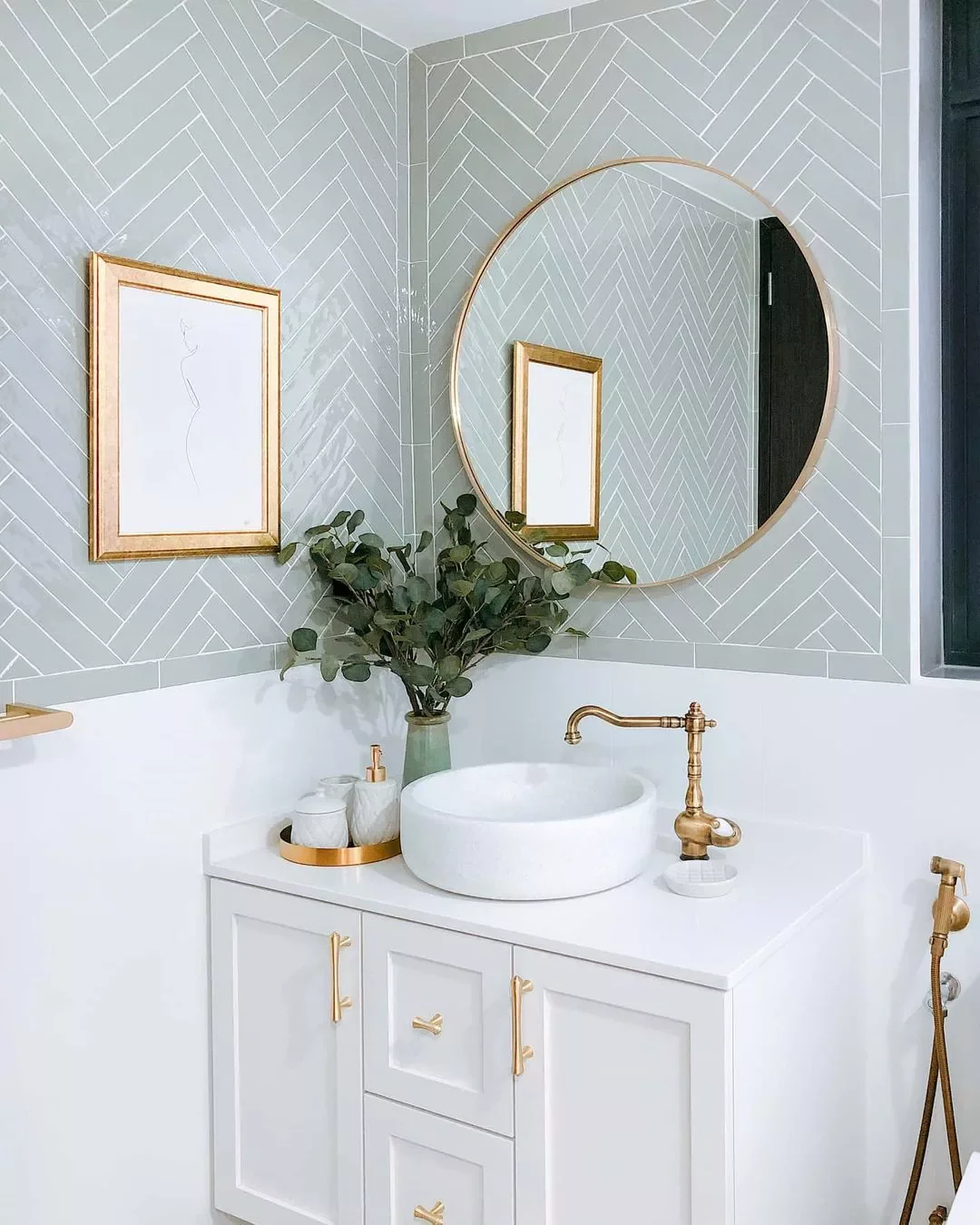 23 Stunning Sage Green Bathroom Ideas That Will Transform Your Space 18 Let Your Tile Talk