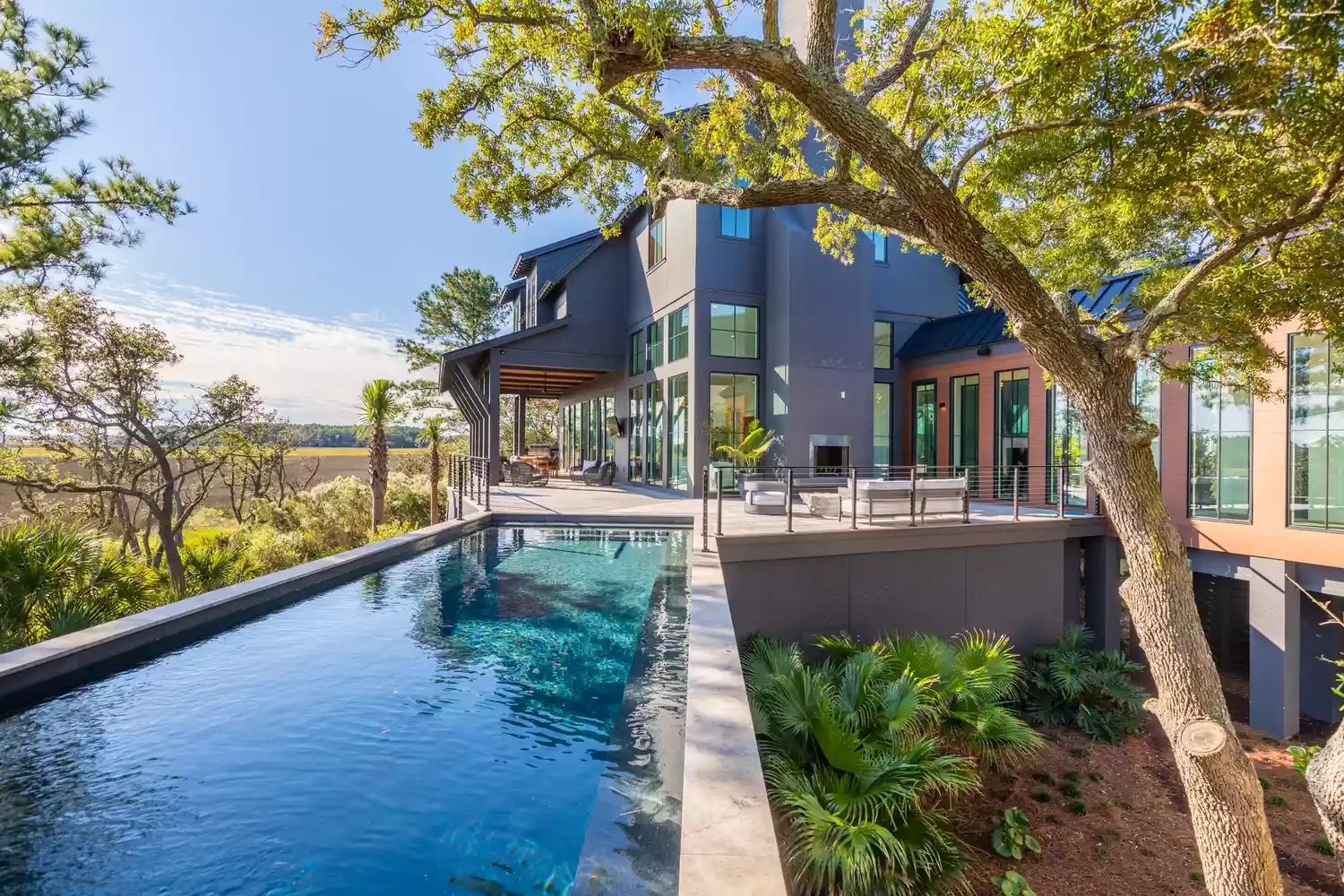 20 Stunning Above-Ground Pool Landscaping Ideas to Transform Your Backyard 1 Let the Landscape Evolve