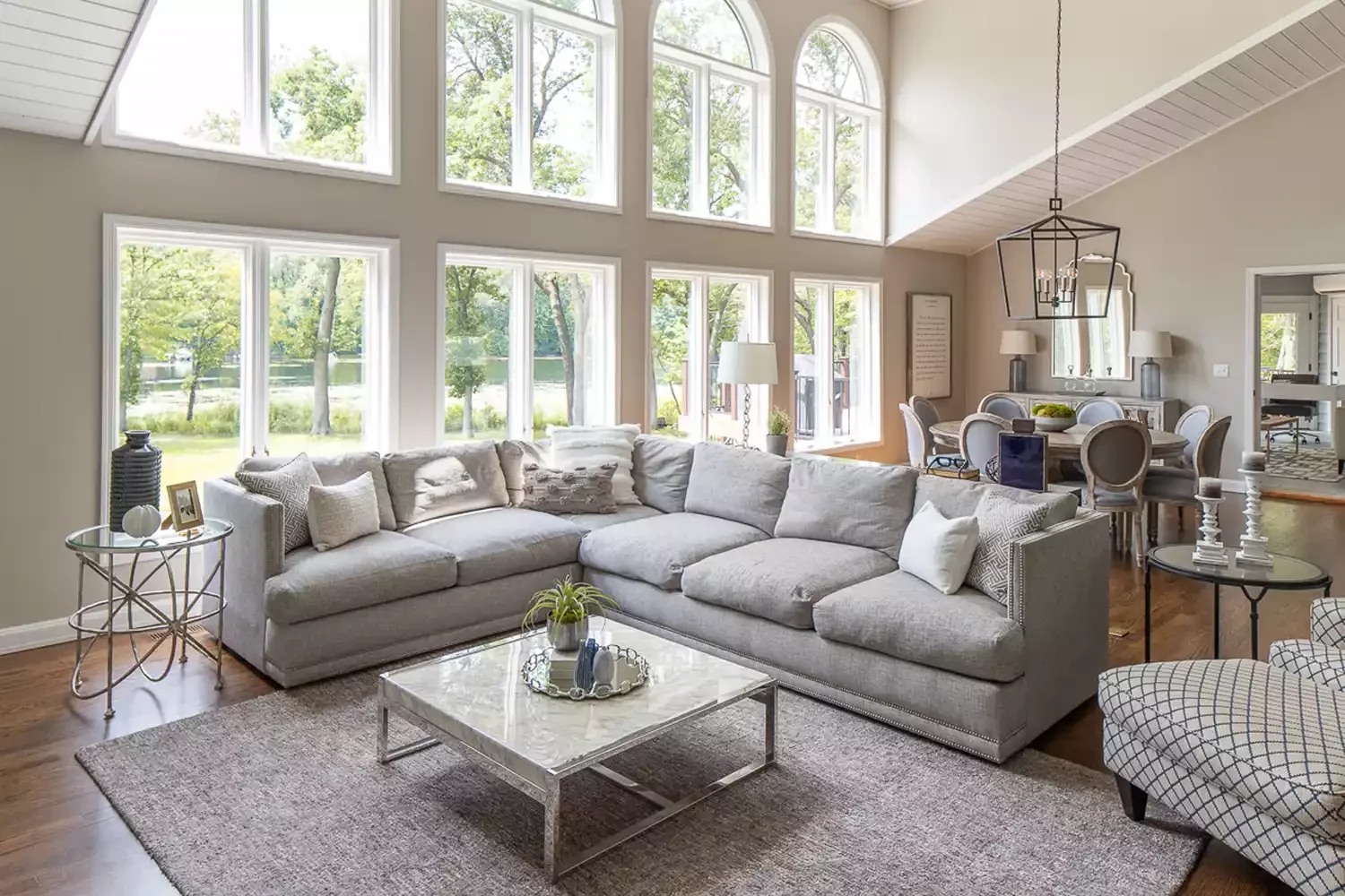 35 Spacious Living Room Ideas That Will Transform Your Large Space 13 Let the Light in