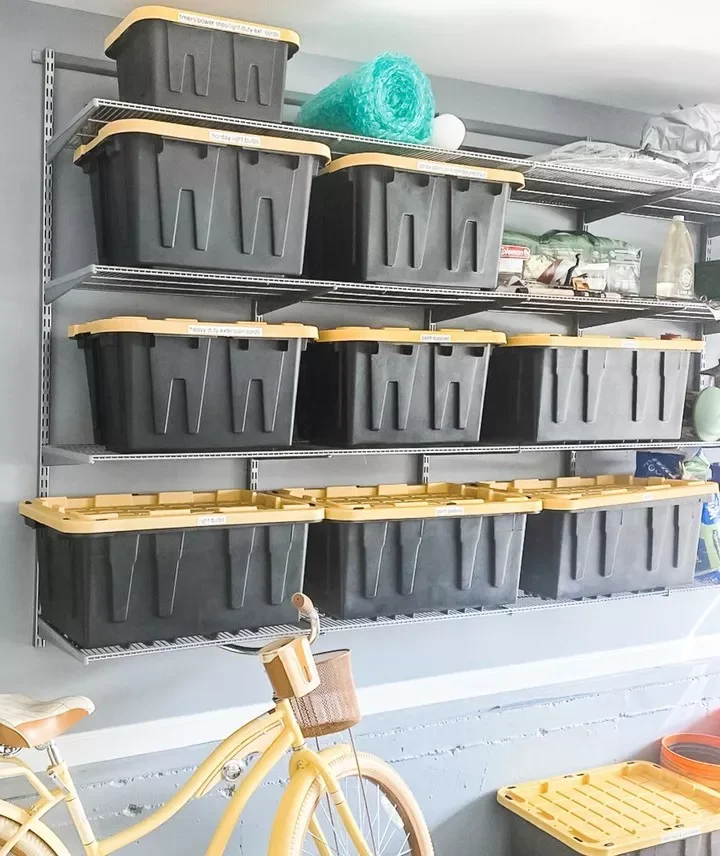 52 Creative DIY Garage Organization Ideas That Transform Your Space Lidded Storage Containers