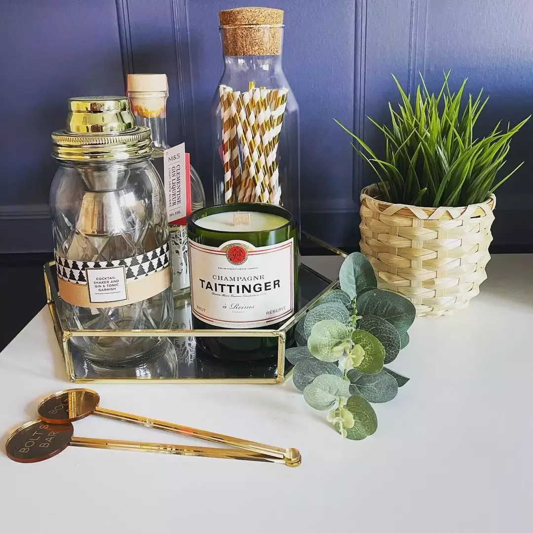 36 Creative Mini Bar Ideas to Transform Any Space Into Your Personal Cocktail Haven 7 Light It Up