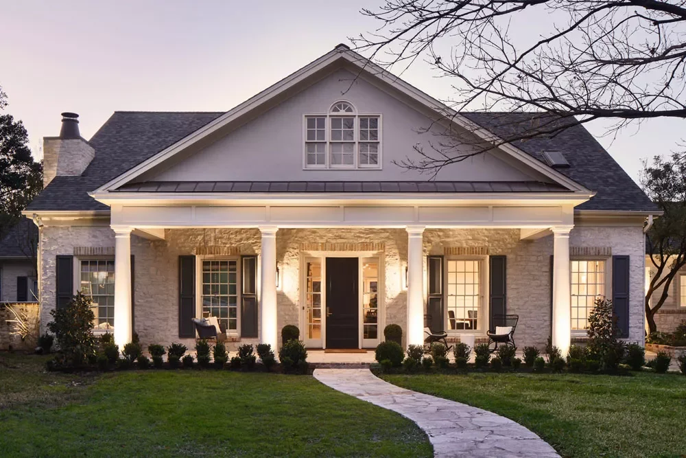 62 Warm and Inviting Front Porch Design Ideas That Welcome Everyone Home 19 Light It Up
