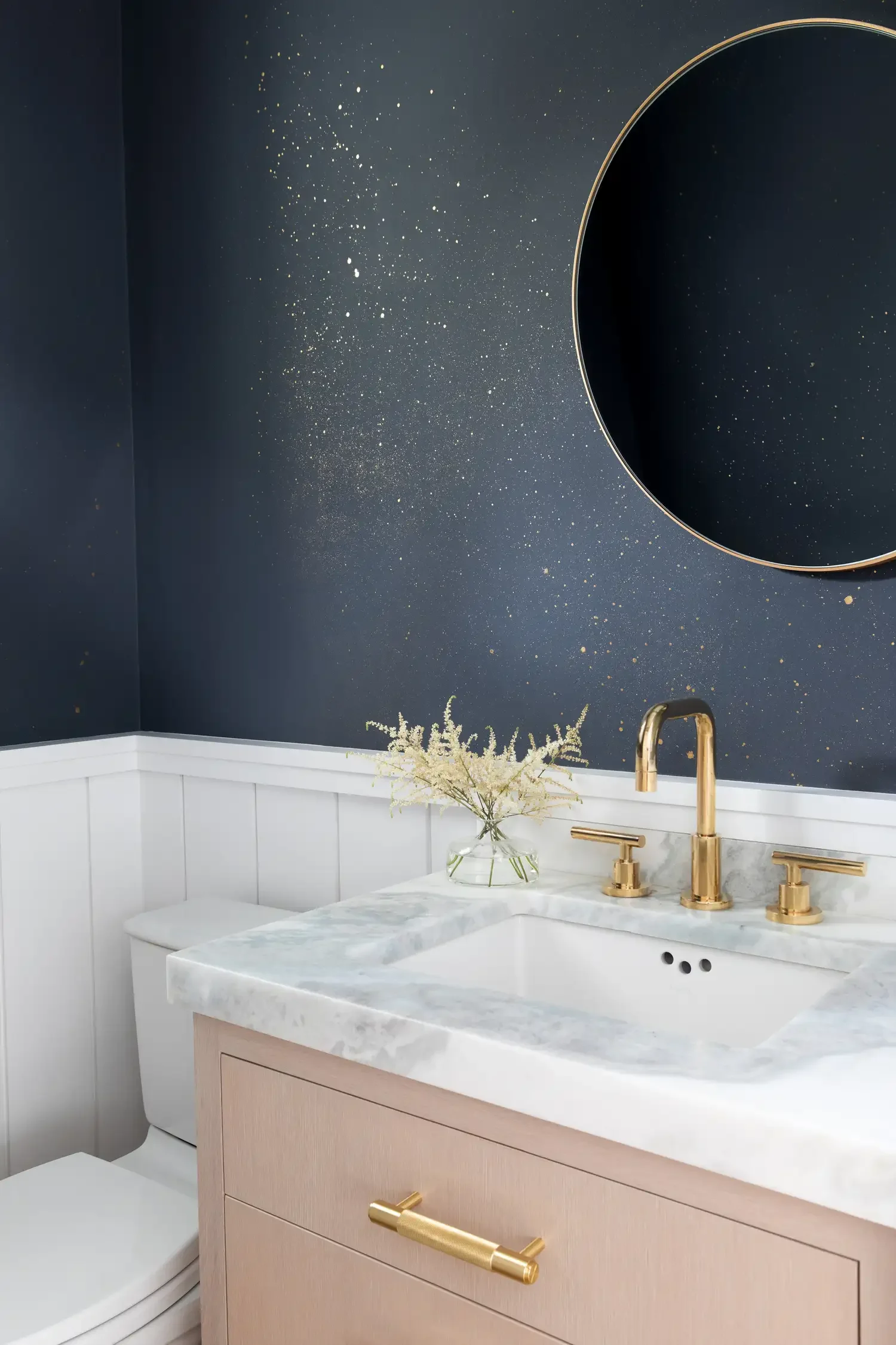 30 Stunning Bathroom Wainscoting Ideas That Transform Any Space 23 Light and Dark
