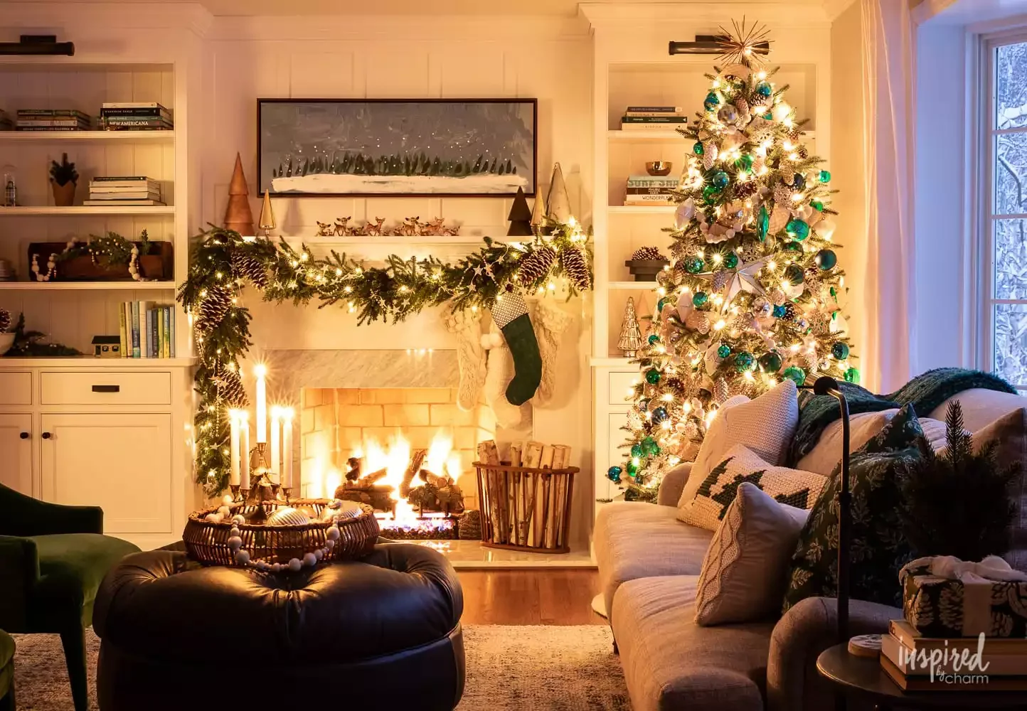 50 Christmas Decorating Ideas That Create a Designer Wonderland Light the Fire