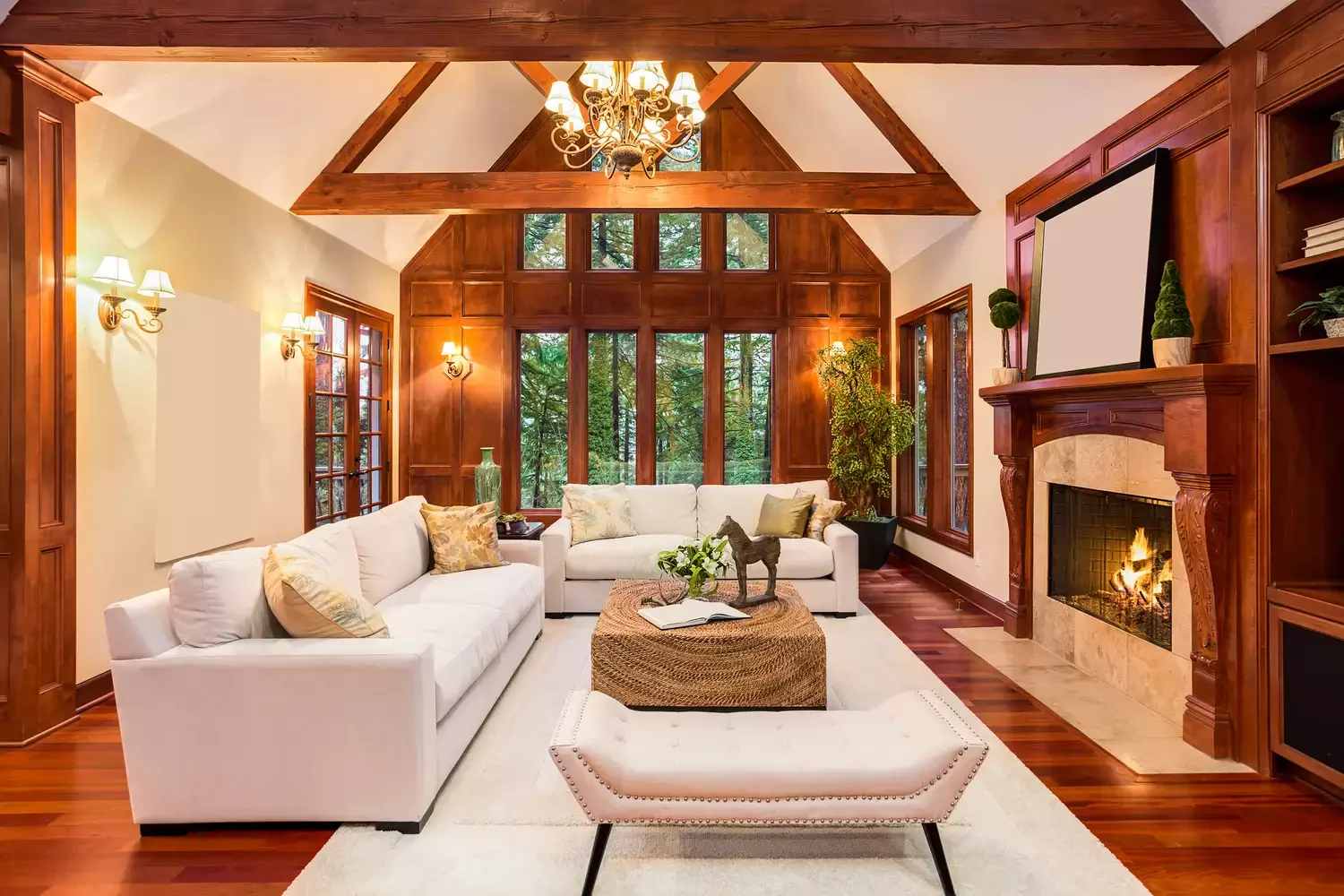 14 Brilliant Living Room Lighting Ideas That Set the Perfect Mood 10 Light the Fireplace