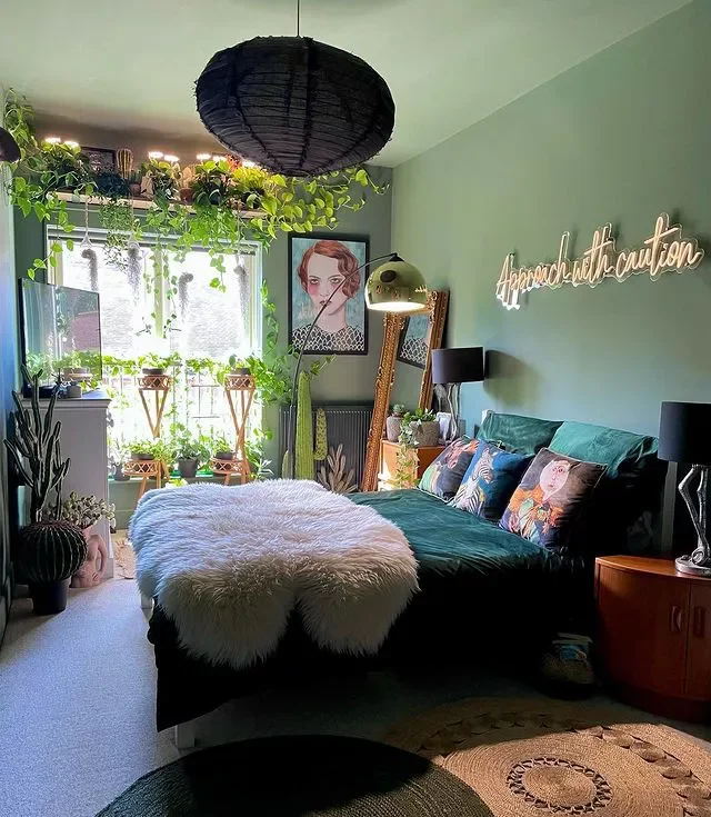 37 Beautiful Aesthetic Bedroom Ideas to Transform Your Space 8 Light up a Neon Sign