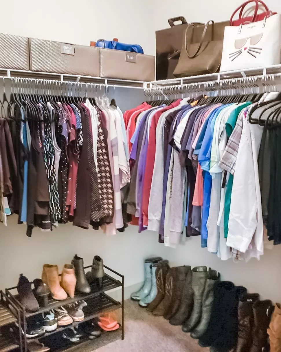36 Smart Shoe Storage Solutions That Transform Cluttered Spaces Line Boots Along a Closet Wall