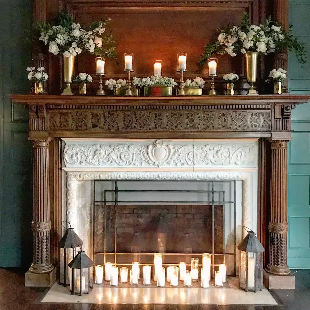 24 Creative Ways to Transform Your Fireplace with Candles 25 Line