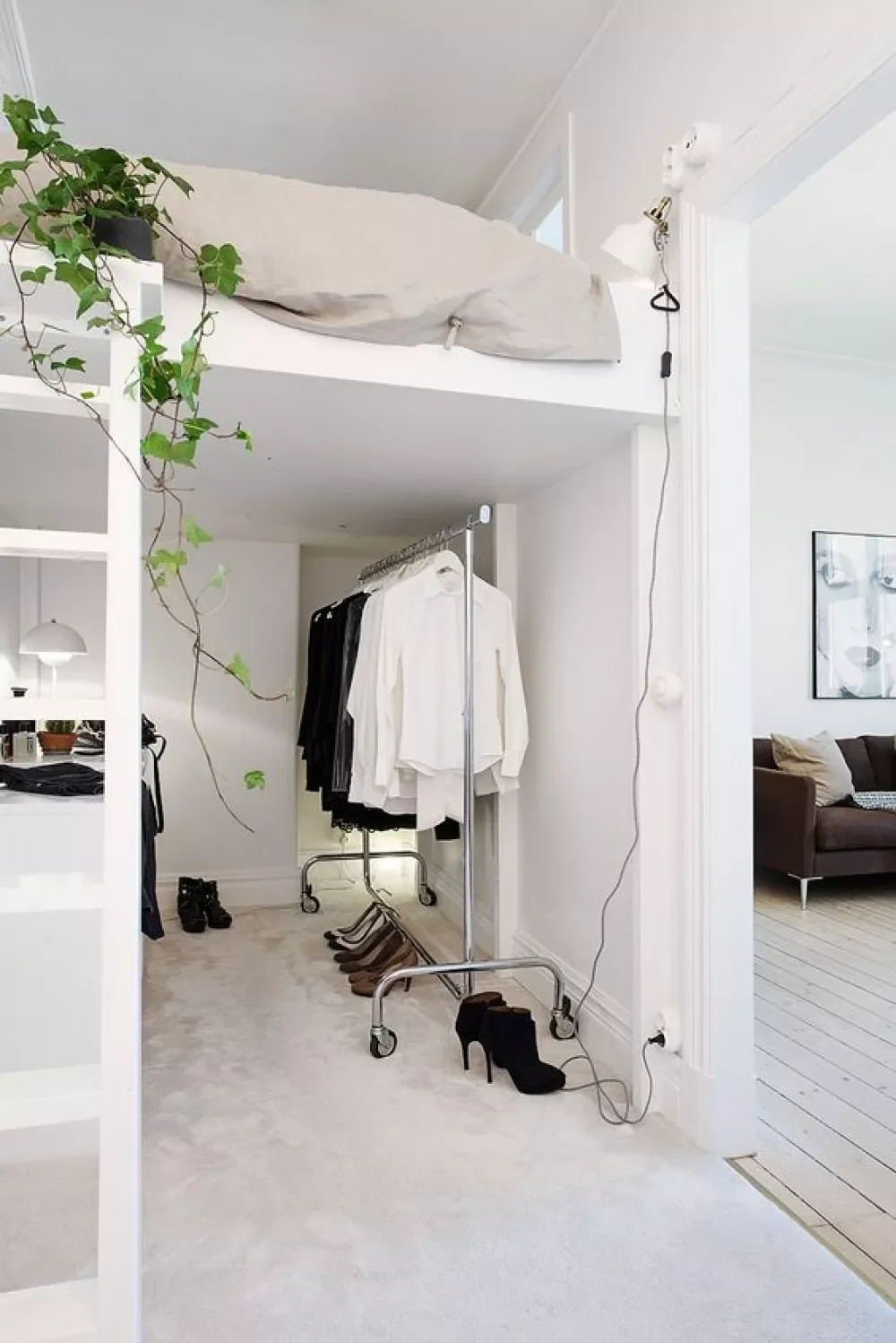 17 Creative DIY Loft Bed Projects to Transform Your Small Space 1 Loft Bed With a Walk-In Wardrobe