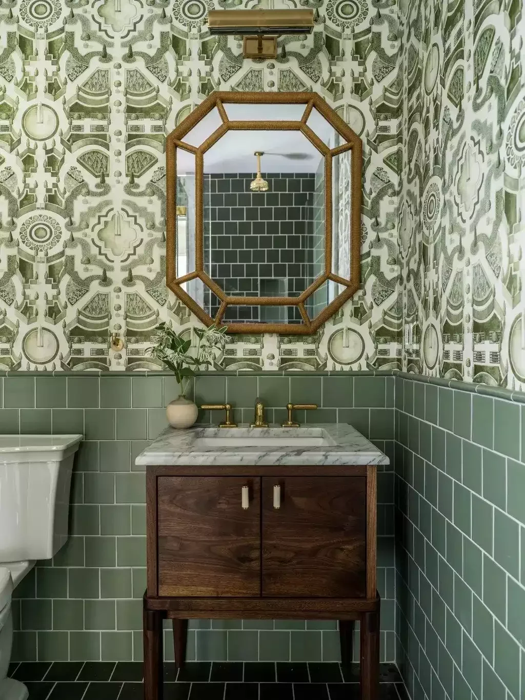 15 Stunning Mirror Lighting Ideas That Will Transform Your Bathroom 8 Look to Your Living Room for Inspo