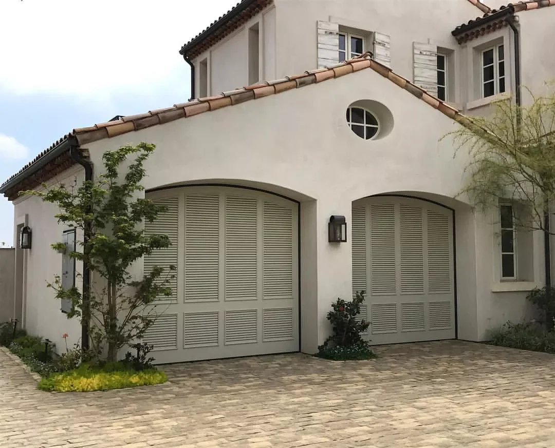52 Stunning Garage Door Ideas That Will Transform Your Home's Curb Appeal Louvered Shutters