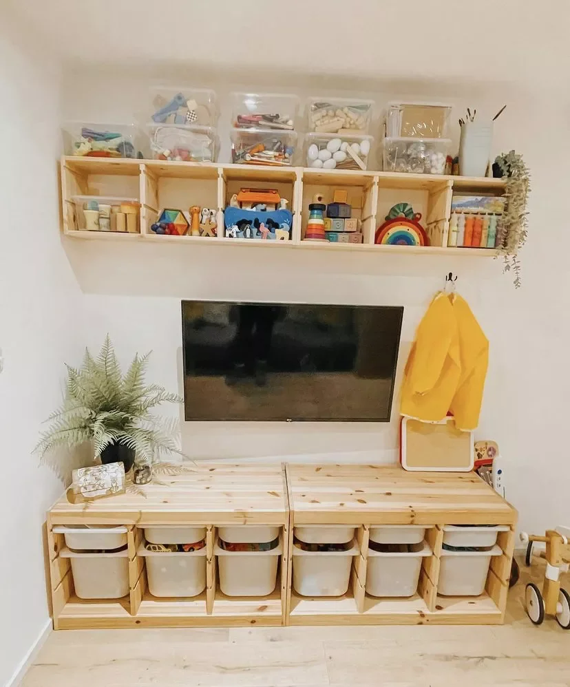 Low Bins for Toys