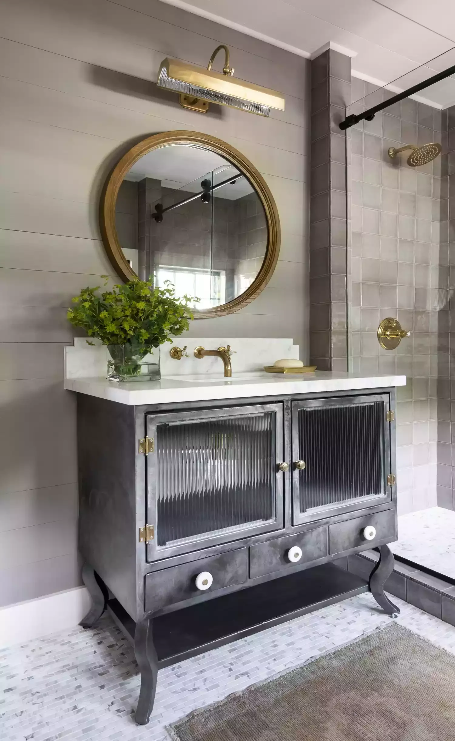 44 Bathroom Accent Wall Ideas That Completely Transform Low Contrast Accent Wall