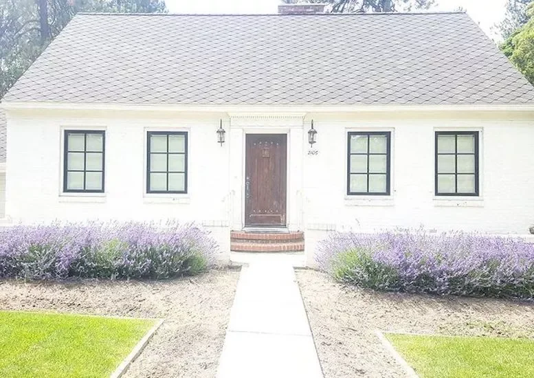 82 Stunning Front Yard Landscaping Ideas to Transform Your Home's Curb Appeal This Spring Low-Maintenance Lavender