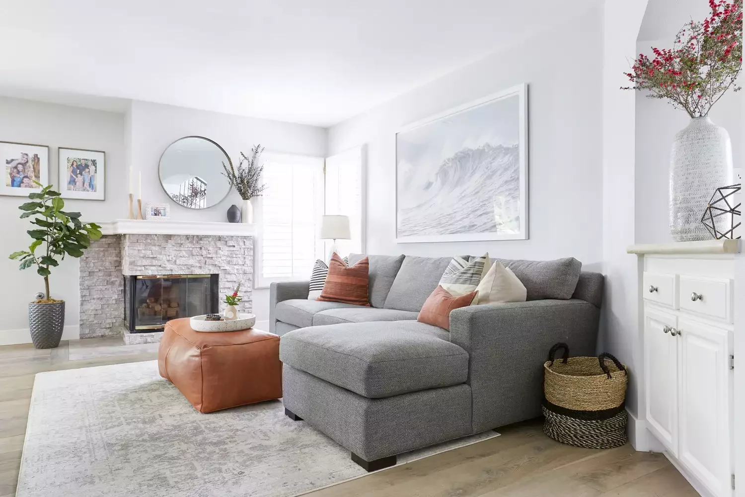 43 Stunning Gray Living Room Ideas That Create the Perfect Serene Haven 6 Luminous Gray Walls