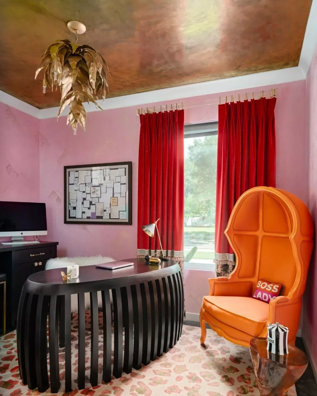 40 Stunning Ceiling Design Ideas to Transform Any Room 12 Luxe Gold Plastered Ceiling