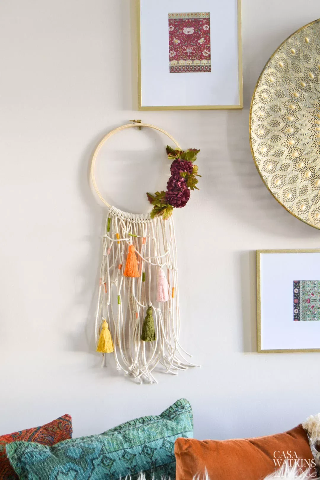 66 Beautiful Fall Wreath DIY Ideas to Welcome Autumn Into Your Home 59 Macrame Fall Wreath