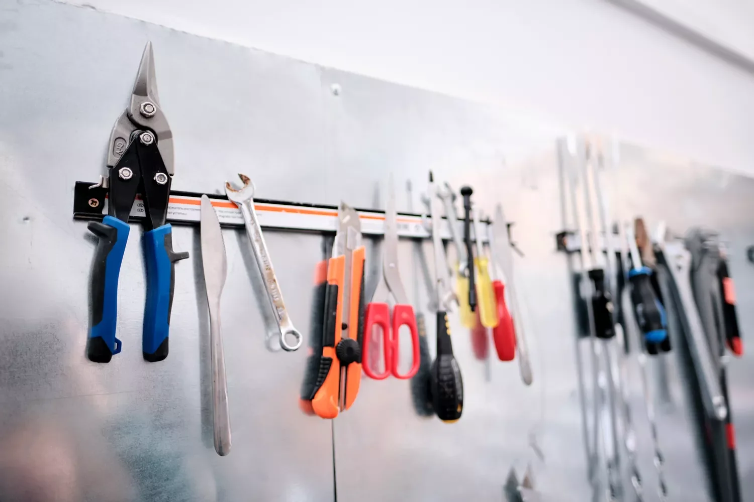52 Creative DIY Garage Organization Ideas That Transform Your Space Magnetic Tool Strip