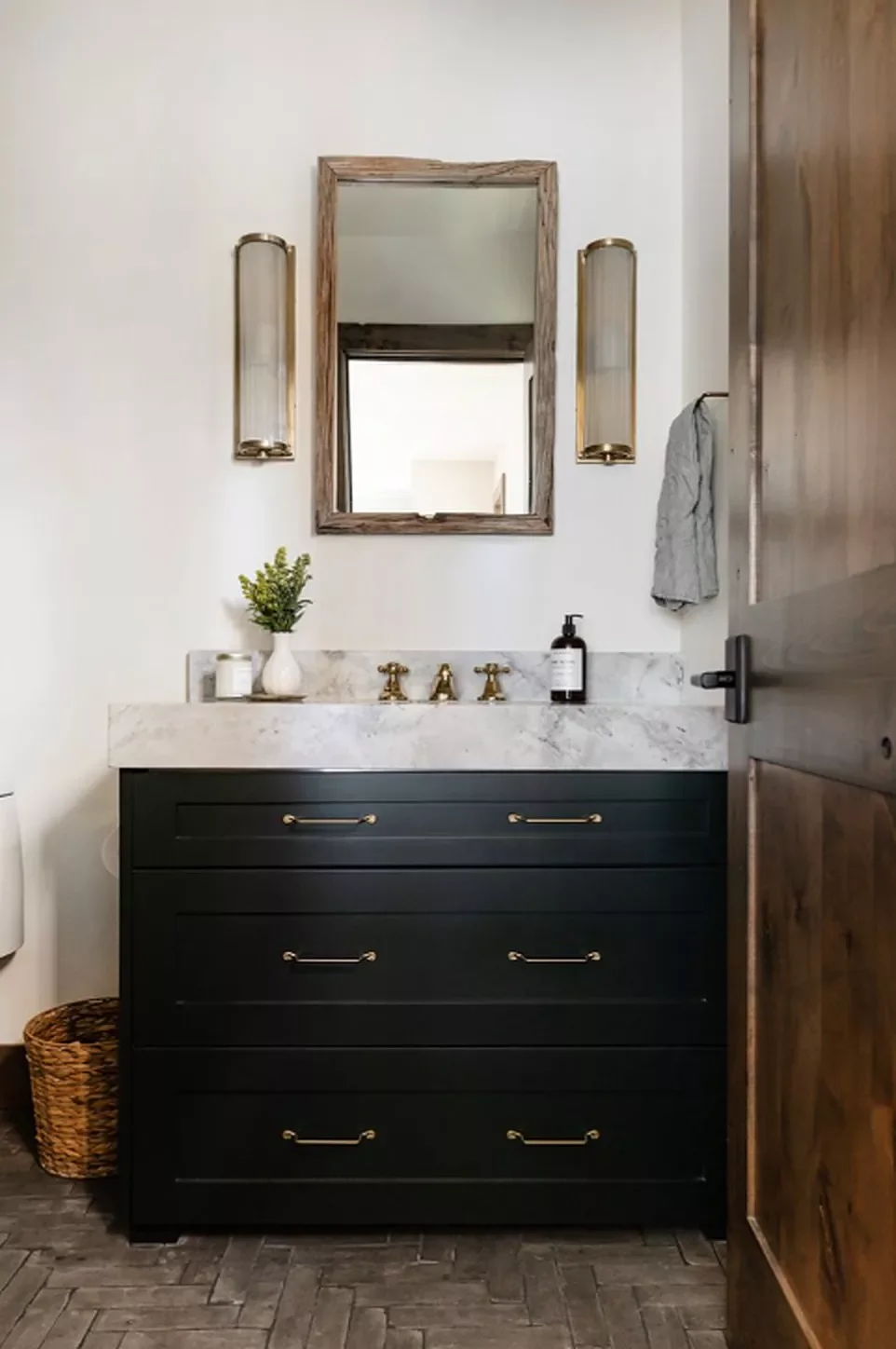 30 Stunning Bathroom Door Designs That Will Transform Your Space 20 Mahogany Door