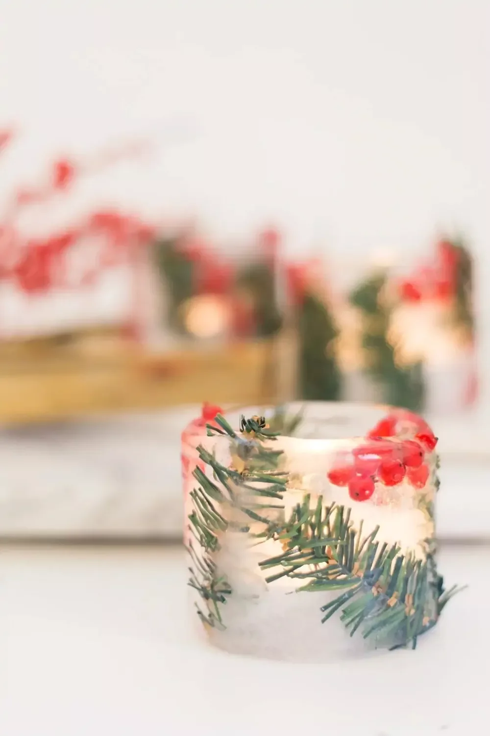115 Stunning Christmas Decorating Ideas to Transform Your Home This Holiday Season Make Ice Votives