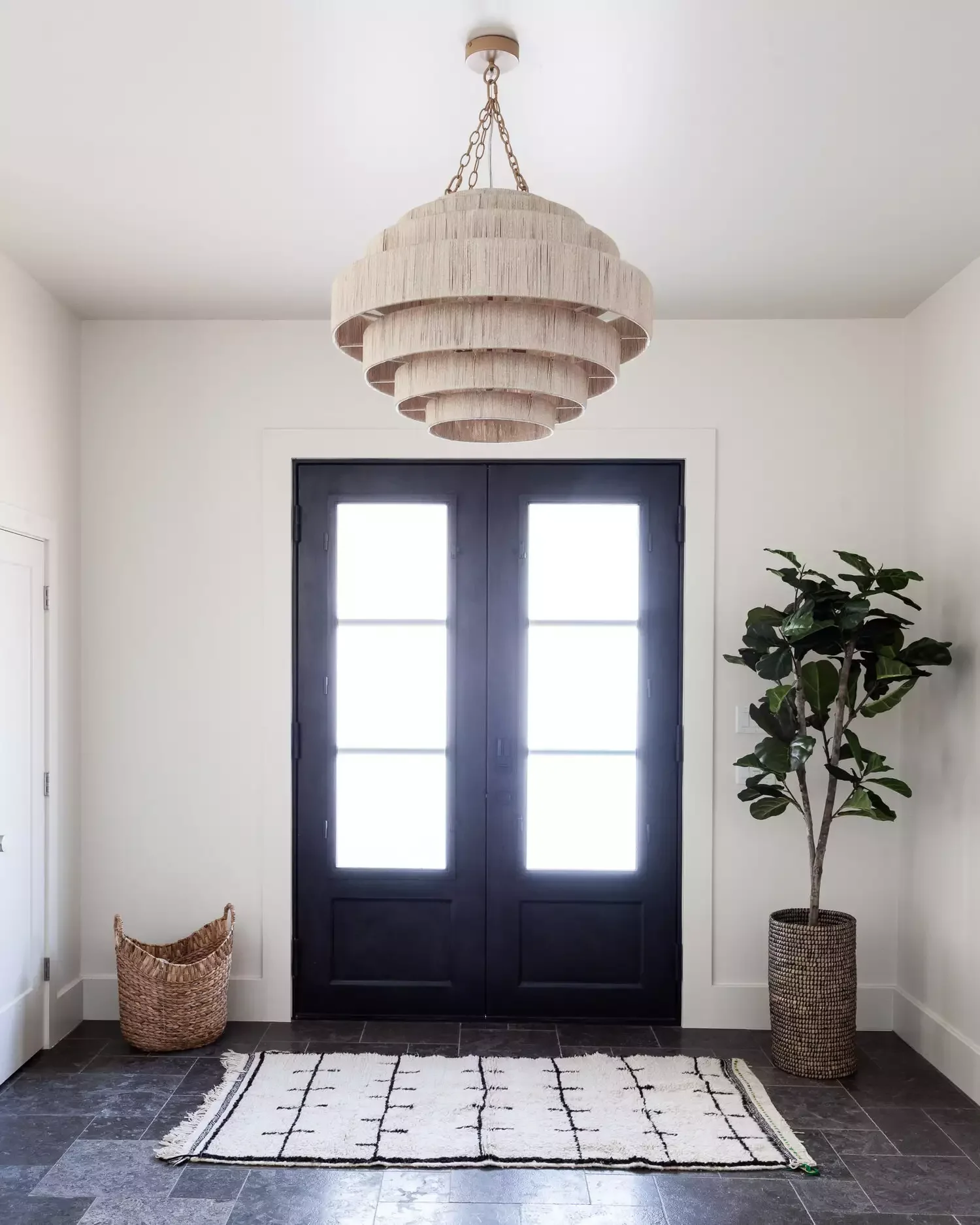 40 Stunning Entryway Lighting Ideas That Will Transform Your Home's First Impression Make It Coastal With Rattan