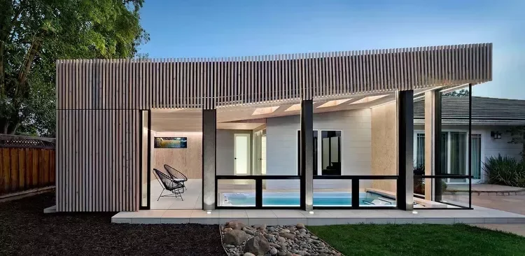 38 Stunning Pool House Ideas to Create Your Dream Backyard Retreat 33 Make It Indoor-Outdoor