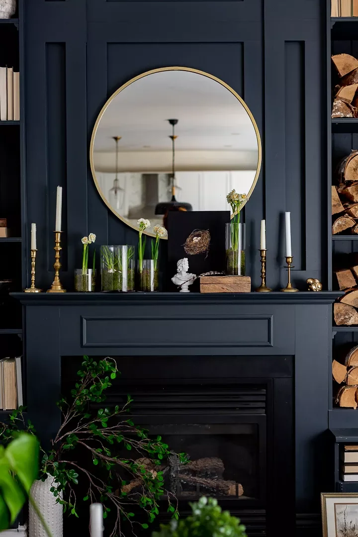 44 Beautiful Fireplace Mantel Styling Ideas 23 Make It Moody