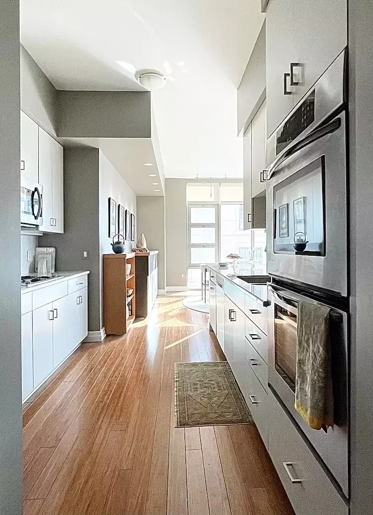 46 Galley Kitchen Design Ideas That Maximize Style and Function 13 Make It Seamless