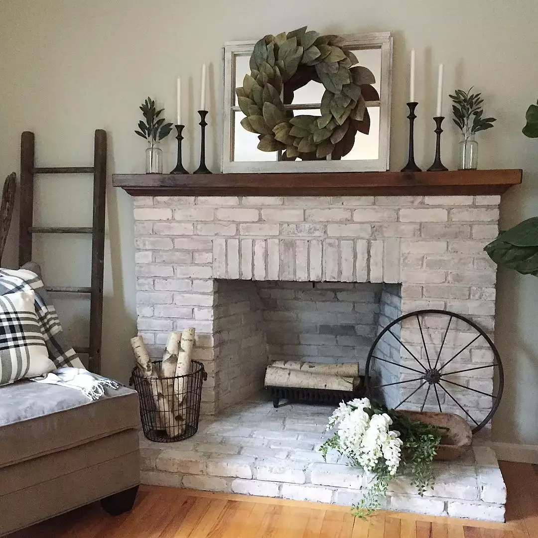 33 Cozy Farmhouse Fireplace Styling Ideas That Transform Your Living Space 34 Make It Symmetrical