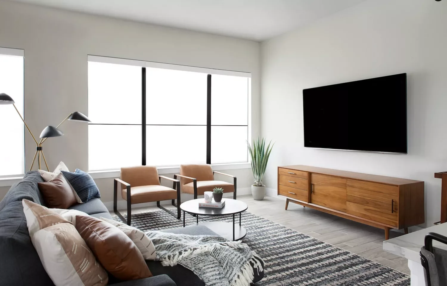 30 Beautiful Ways to Style Your Sideboard in Every Room Make It a Media Center