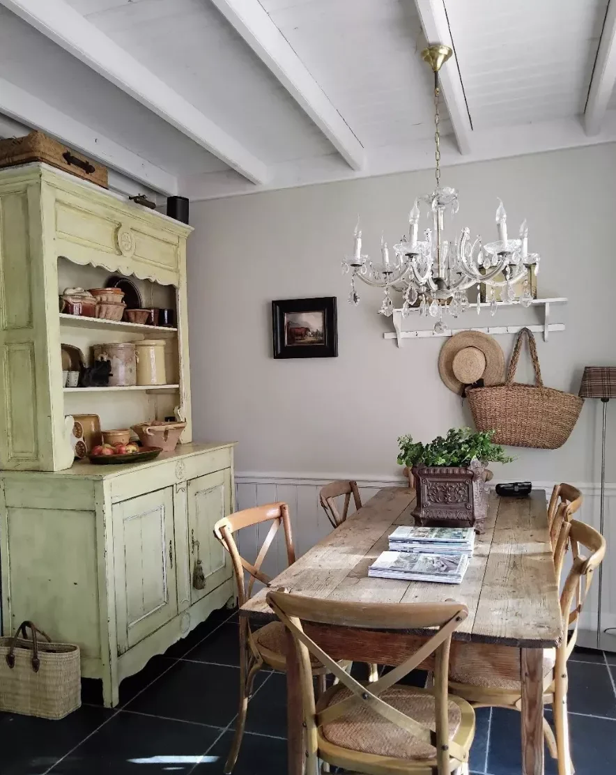 30 Charming Cottagecore Kitchen Design Ideas to Transform Your Space 20 Make Room for a Hutch