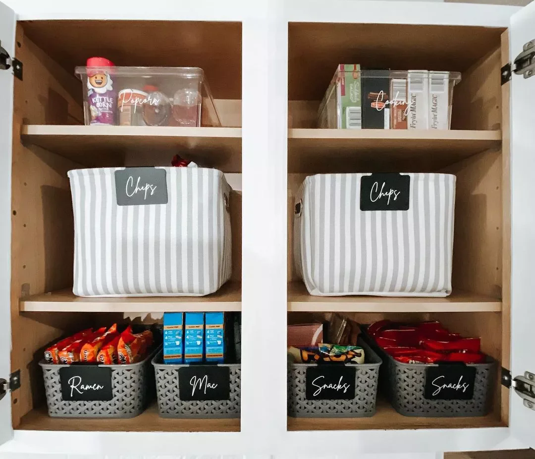 20 Genius Ways to Organize Your Tiny Pantry Like a Pro Make Use of Fabric Bins