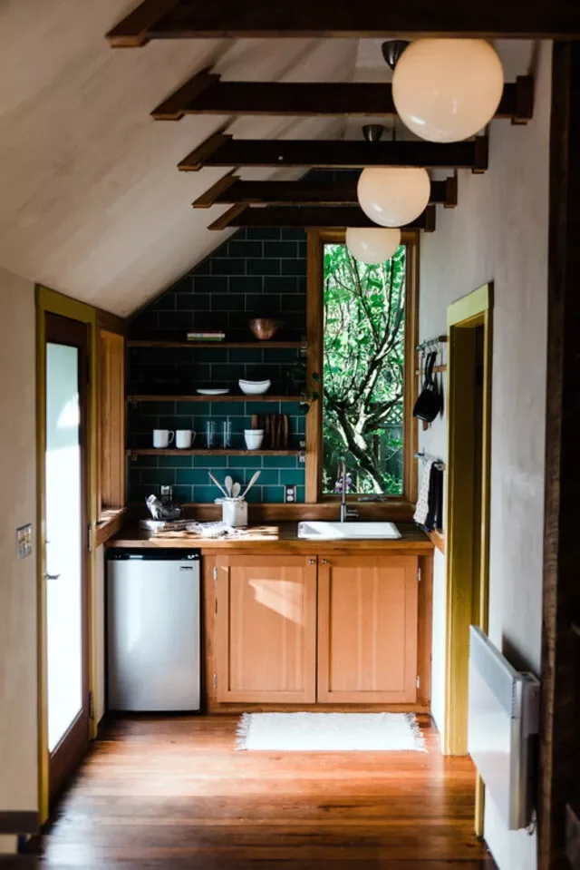 50 Brilliant Small Kitchen Storage Solutions That Will Transform Your Space Make Use of Sloped Walls in a Small Space