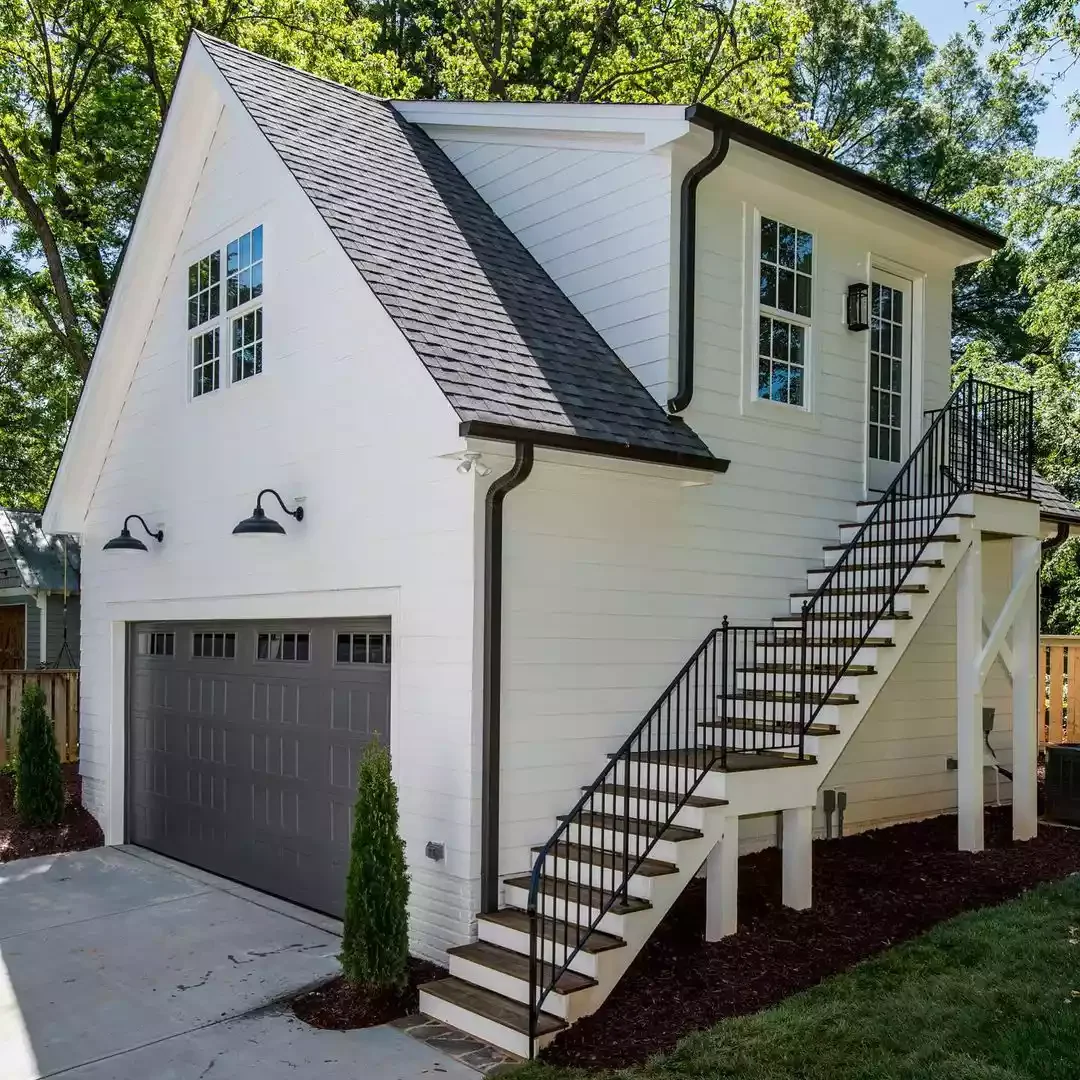 23 Stunning Detached Garage Ideas That Will Transform Your Home's Curb Appeal Make Use of a Second Story