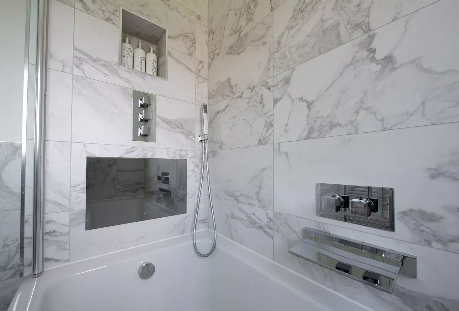 19 Brilliant Shower Storage Solutions That'll Transform Your Bathroom Make Your Bottles Uniform