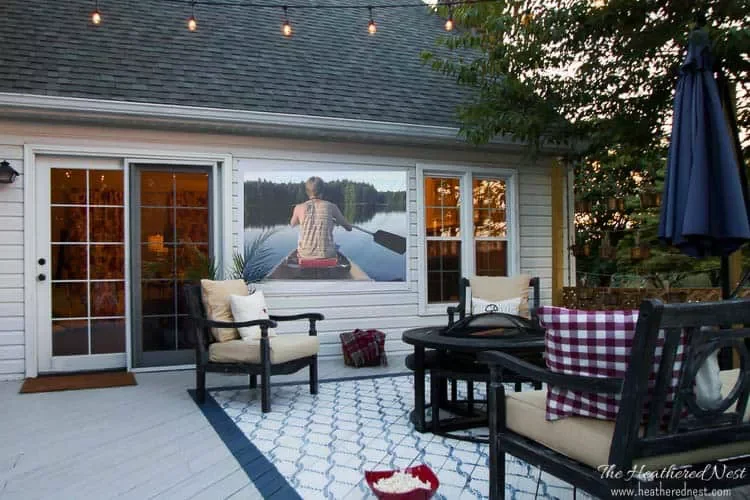 40 Budget-Friendly DIY Backyard Projects to Create Your Dream Outdoor Space Make Your Own Outdoor Movie Theater