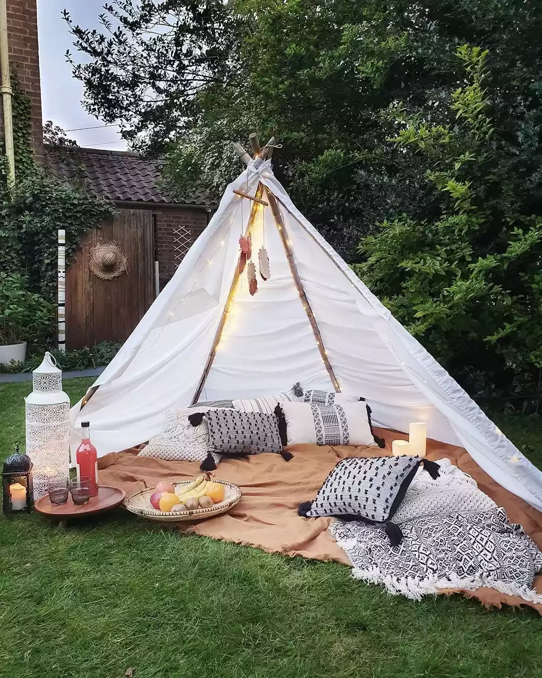 43 Budget-Friendly Backyard Makeover Ideas That Look Expensive 24 Make a Backyard Sleepover Area