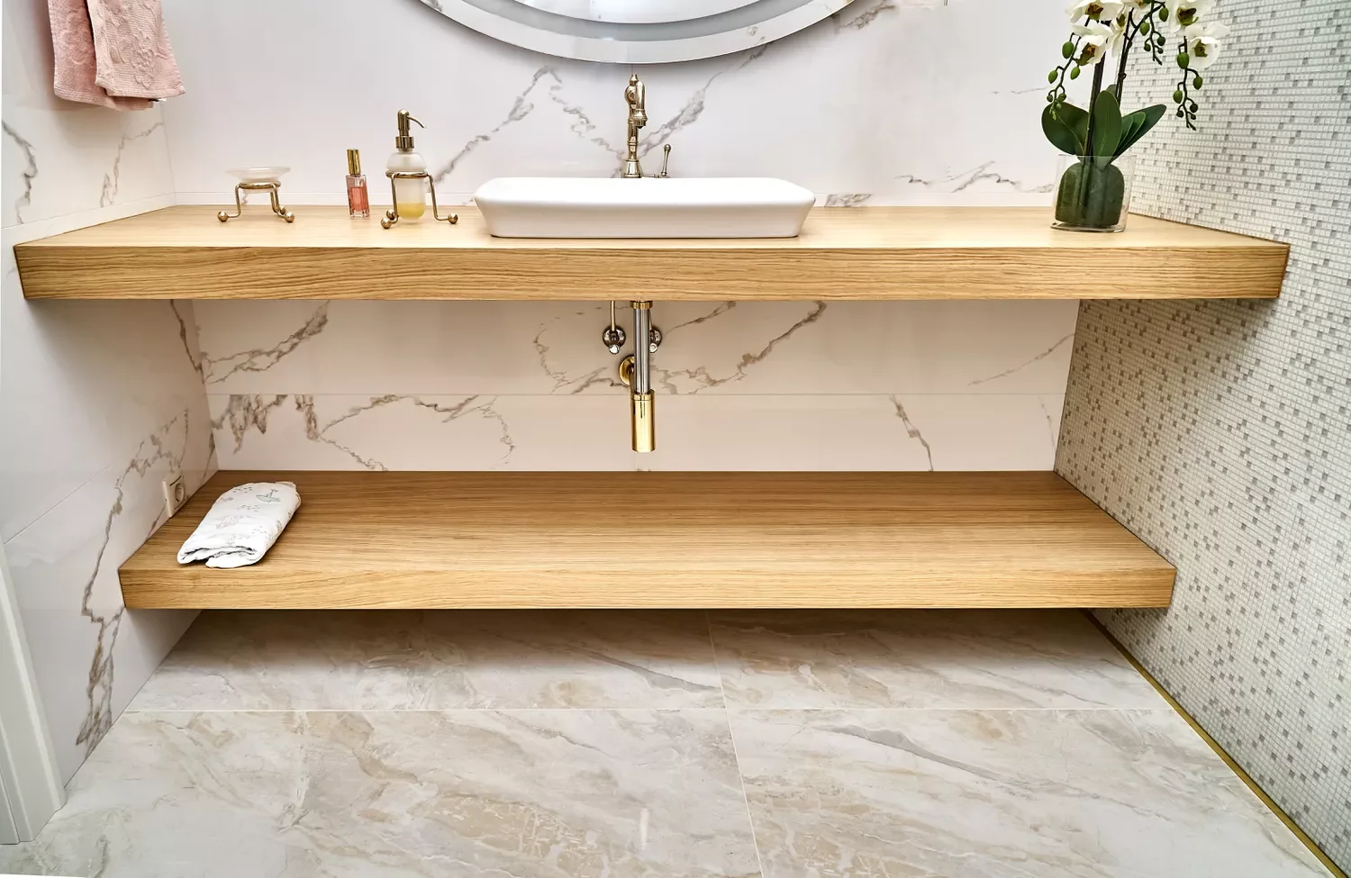 30 Creative Floating Shelf Ideas to Transform Every Room in Your Home Make a DIY Bathroom Vanity
