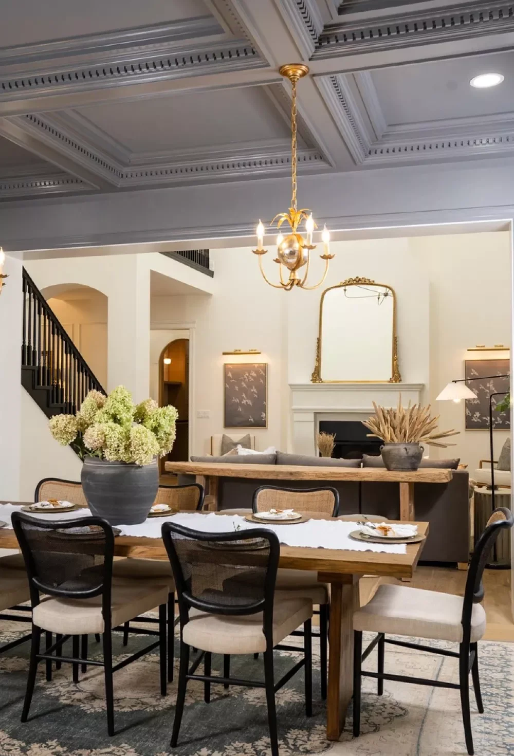 25 Stunning Tray Ceiling Designs That Transform Your Room's Fifth Wall 6 Make a Grid Design