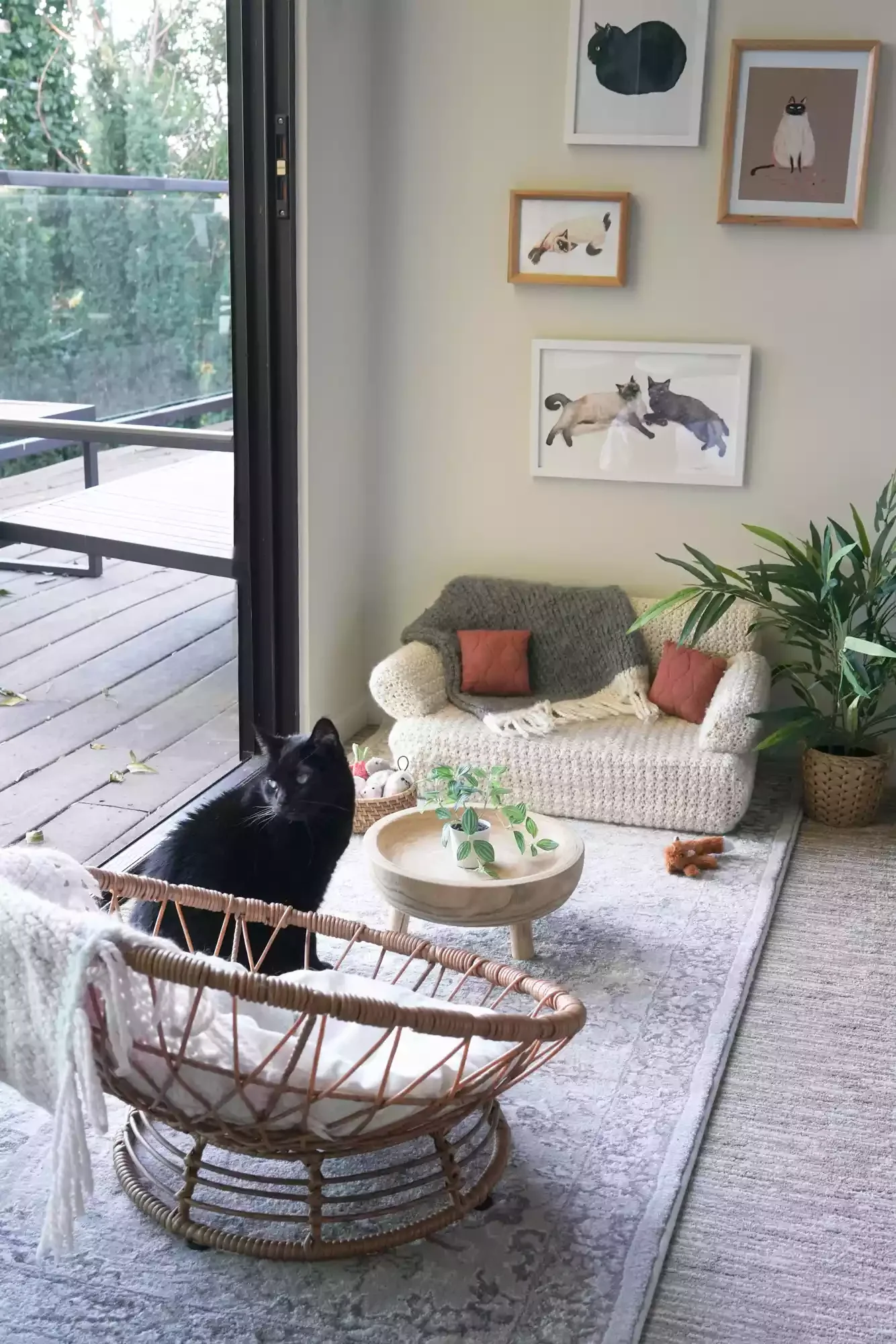 25 Stylish Cat Room Ideas That'll Transform Your Home Into a Feline Paradise 3 Make a Mini Version of Your Living Room